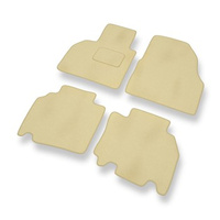 Tapis de Sol Velours adapté pour Renault Kangoo II (2012-2021) - Premium tapis de voiture - beige