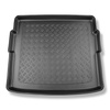 Tapis de coffre adapté pour DS 7 Crossback SUV (02.2018-2022) - bac de coffre - protection de coffre voiture - coffre inférieur; sous / sans plancher amovible du coffre