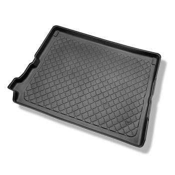 Tapis de coffre adapté pour Peugeot 5008 II SUV (07.2017-....) - bac de coffre - protection de coffre voiture - 7 places; 3me rangée abaissée