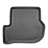 Tapis de sol en TPE adapté pour Volkswagen Golf V, VI Hayon (12.2015-10.2022) - tapis de voiture - noir