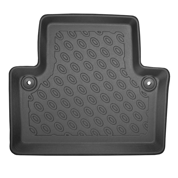 Tapis de sol en TPE adapté pour Volvo XC90 I SUV (12.2015-10.2022) - 5 ou 7 sièges; sans la troisième rangée de sièges - tapis de voiture - noir