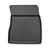 Tapis de sol en TPE adapté pour Nissan Qashqai III MHEV Mild Hybrid Crossover (06.2021-....) - tapis de voiture - noir