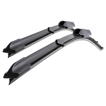 Balais d'essuie-glace de pare-brise adaptés pour Nissan Micra K12 Hayon, Cabriolet (11.2002-10.2010) - essuie-glace pour lunette avant - kit essuie glaces - balais plat