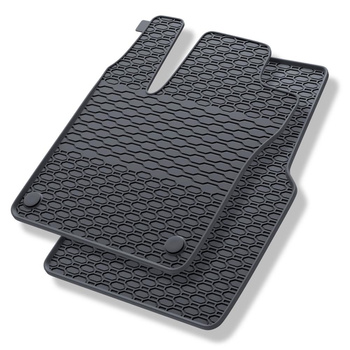 Tapis de sol en caoutchouc adapté pour Renault Twingo E-Tech (2020-....) - tapis de voiture - noir