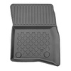 Tapis de sol en TPE adapté pour Land Rover Defender 110 (L663) SUV (01.2020-....) - tapis de voiture - noir