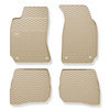 Tapis de sol en caoutchouc adapté pour Volkswagen Passat B5 (1996-2005) - tapis de voiture - beige