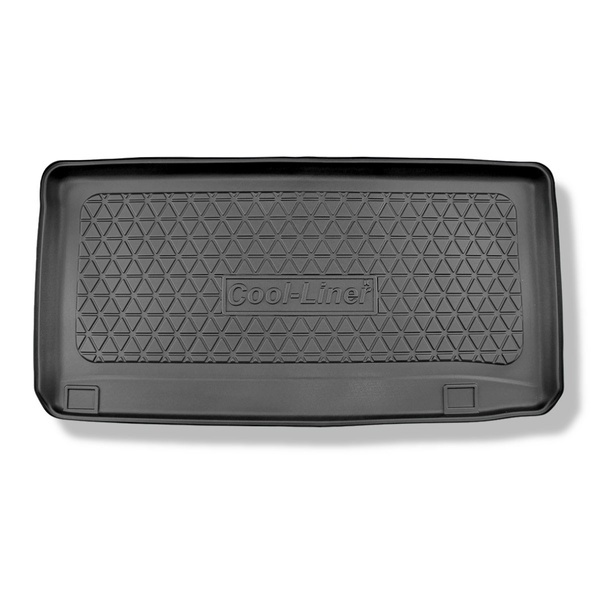 Tapis de coffre adapté pour Ford Tourneo Custom Van (02.2018-06.2023) - bac de coffre - protection de coffre voiture - empattement court; derriere 3e rangée de sieges