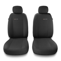 Housses de siège avant adaptées pour Kia Stonic (2017-2019) - housse siege voiture universelles - couverture siege conducteur - 2UNE-4