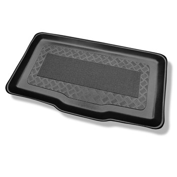 Tapis de coffre adapté pour Fiat Panda III Hayon (03.2012-....) - bac de coffre - protection de coffre voiture - coffre inférieur