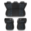 Housses de siège adaptées pour Kia Sorento I, II, III (2002-2019) - housse siege voiture universelles - couverture siege - UNE-BL