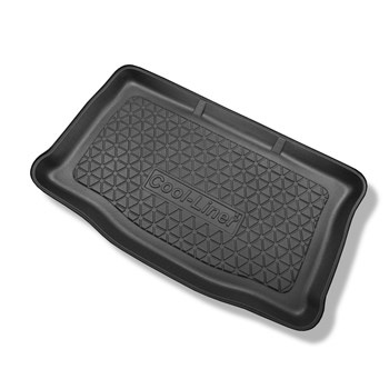 Tapis de coffre adapté pour Lancia Ypsilon III 846 Hayon (2011-2018) - bac de coffre - protection de coffre voiture