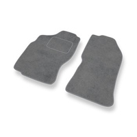 Tapis de Sol Velours adapté pour Nissan Terrano I (3 portes) (1993-2000) - Premium tapis de voiture - gris