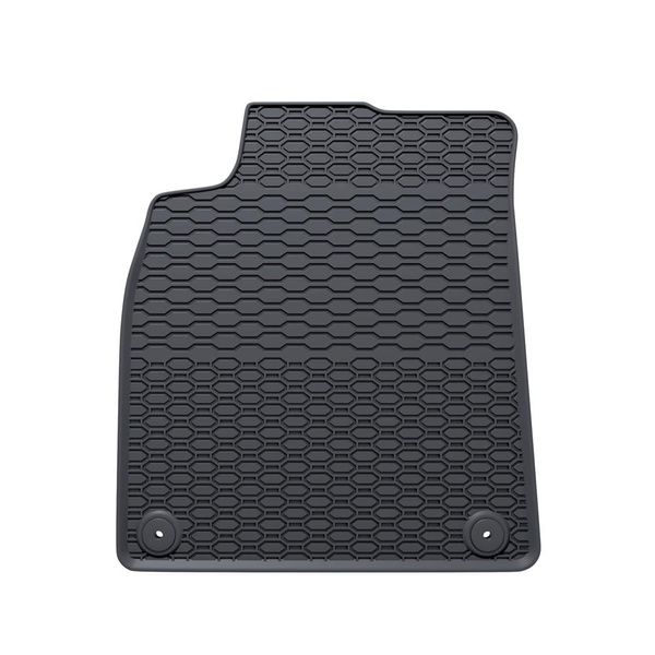 Tapis de sol en caoutchouc adapté pour Audi A6 C7 Avant, Berline (2011-2018) - tapis de voiture - noir - 4 pcs.