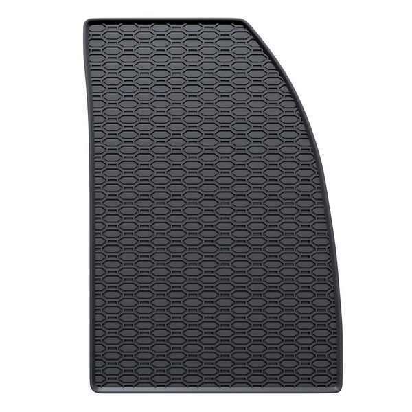 Tapis de sol en caoutchouc adapté pour Opel Mokka A SUV (2012-2019) - tapis de voiture - noir - 4 pcs.