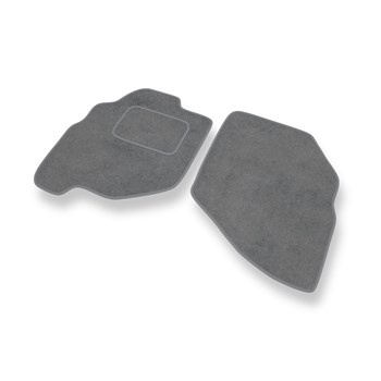 Tapis de Sol Velours adapté pour Honda City IV (2002-2008) - Premium tapis de voiture - gris