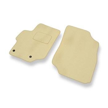 Tapis de Sol Velours adapté pour Citroen C-Elysee II (2012-....) - Premium tapis de voiture - beige