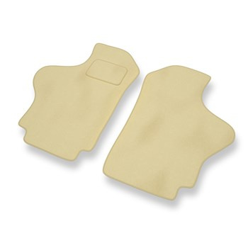 Tapis de Sol Velours adapté pour Hyundai H-1 I (1999-2008) - Premium tapis de voiture - beige