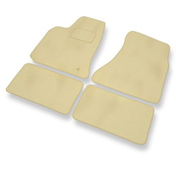 Tapis de Sol Velours adapté pour Chrysler 300C I Berline, Touring (2005-2010) - Premium tapis de voiture - beige