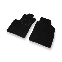 Tapis de Sol Velours adapté pour Fiat 500 (2007-2012) - Premium tapis de voiture - noir