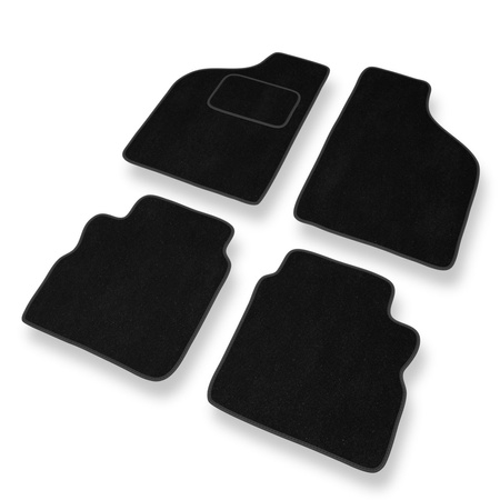 Tapis de Sol Velours adapté pour Alfa Romeo 33 II (1990-1995) - Premium tapis de voiture - noir