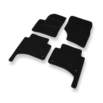 Tapis de Sol Feutres adapté pour Volkswagen Touareg I (2002-2010) - tapis de voiture - noir