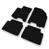 Tapis de Sol Feutres adapté pour Chevrolet Lacetti (2003-2009) - tapis de voiture - noir