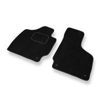 Tapis de Sol Velours adapté pour Audi TT II 8J (2006-2014) - Premium tapis de voiture - noir