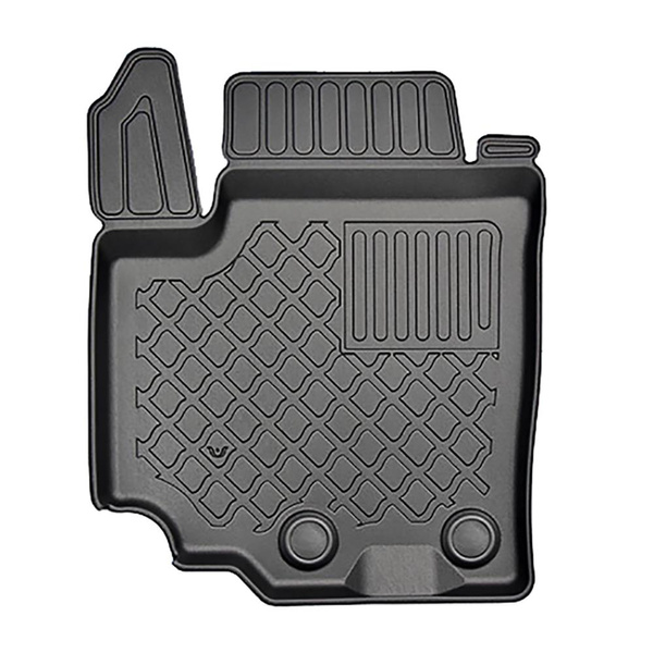 Kit tapis de coffre et tapis de voiture TPE pour: Suzuki SX4 II S-Cross Crossover (09.2013-2019) - à tous les étages du plancher de coffre amovible