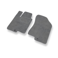 Tapis de Sol Velours adapté pour Hyundai Sonata IV (2005-2009) - Premium tapis de voiture - gris
