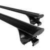 Barres de toit en aluminium adapté pour Mazda CX-5 SUV (2017-....) - Porte-Bagages de Voiture noir - rails intégrés