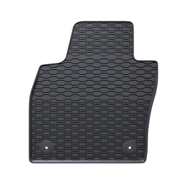 Tapis de sol en caoutchouc adapté pour Audi A1 II (2018-2024) - tapis de voiture - noir