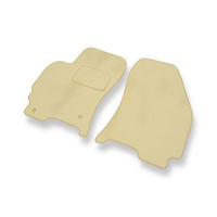 Tapis de Sol Velours adapté pour Ford Mondeo III (2000-2007) - Premium tapis de voiture - beige