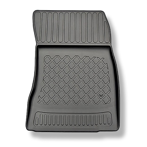 Tapis de sol en TPE adapté pour Mercedes-Benz GLA H247 SUV (12.2019-....) - aussi pour la version hybride - tapis de voiture - noir