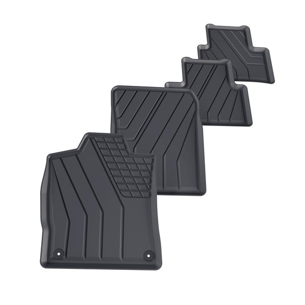 Tapis de sol en TPE adapté pour Peugeot 308 III Hayon (2021-....) - tapis de voiture - noir
