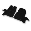 Tapis de Sol Velours adapté pour Ford Transit Custom (2012-....) - Premium tapis de voiture - noir