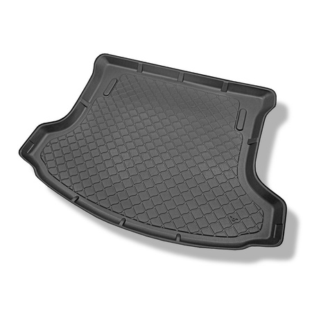 Tapis de coffre adapté pour Nissan Qashqai +2 I Crossover (10.2008-01.2014) - bac de coffre - protection de coffre voiture - 7 places; 3me rangée abaissée