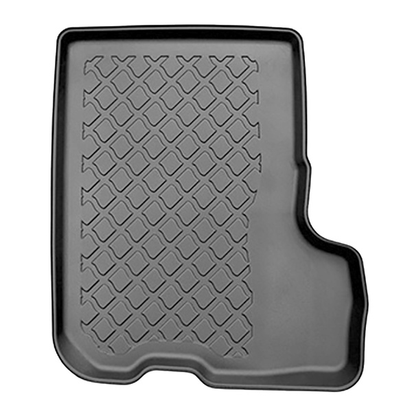 Tapis de sol en TPE adapté pour Dacia Sandero II Stepway Crossover (12.2012-12.2020) - tapis de voiture - noir