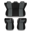 Housses de siège adaptées pour Audi A6 C4, C5, C6, C7, C8 (1994-2019) - housse siege voiture universelles - couverture siege - X.R-G2