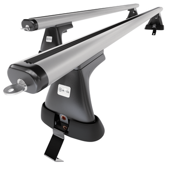 Barres de toit en aluminium adapté pour Ford Mondeo mk IV Hayon (2007-2014) - Po