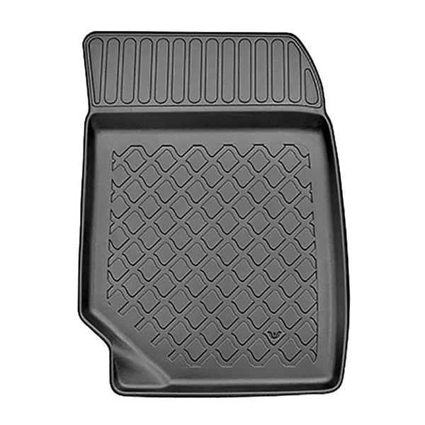 Tapis de sol en TPE adapté pour Opel Mokka B SUV (02.2021-....) - pas pour la version électrique et hybride - tapis de voiture - noir
