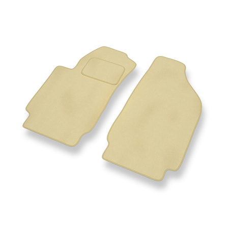 Tapis de Sol Velours adapté pour Fiat Stilo (2001-2008) - Premium tapis de voiture - beige