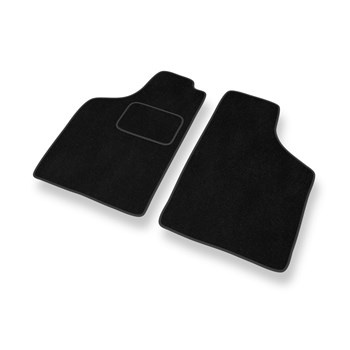 Tapis de Sol Velours adapté pour Fiat Uno II (1989-2002) - Premium tapis de voiture - noir