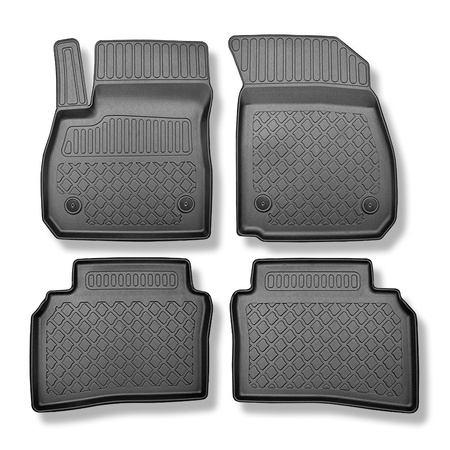 Tapis de sol en TPE adapté pour Opel Insignia B Grand Sport (06.2017-....) - tapis de voiture - noir