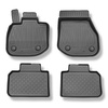 Tapis de sol en TPE adapté pour BMW X1 (U11) Plug-in Hybrid SUV (11.2022-....) - tapis de voiture - noir