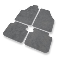 Tapis de Sol Velours adapté pour Lancia Musa (2004-2011) - Premium tapis de voiture - gris