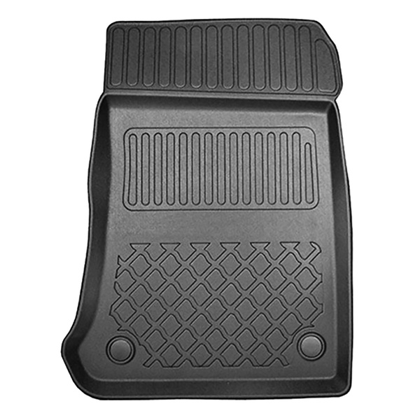 Tapis de sol en TPE adapté pour Mercedes-Benz GLK X204 SUV (12.2015-10.2022) - tapis de voiture - noir
