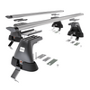Barres de toit en aluminium adapté pour Ford Mondeo mk IV Break (2007-2014) - Porte-Bagages de Voiture argent - toit normal