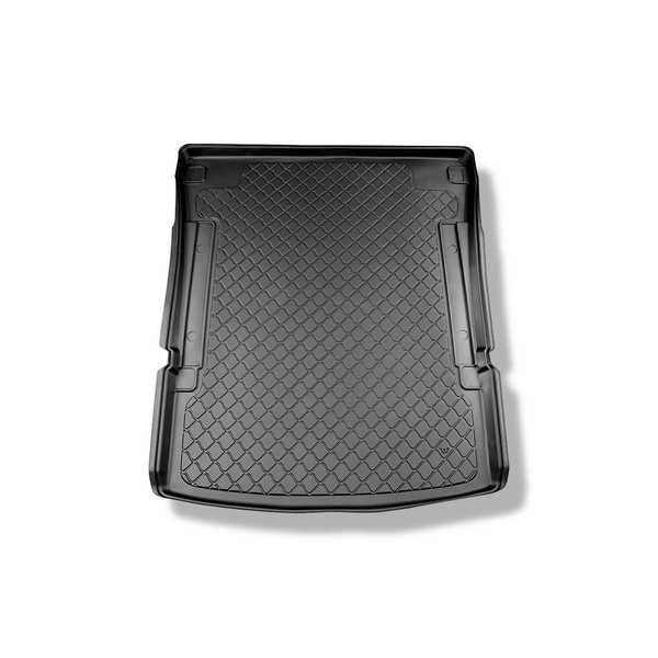 Tapis de coffre adapté pour Volkswagen Caddy IV Maxi Van (10.2007-10.2020) - bac de coffre - protection de coffre voiture - Startline; 5 places; derriere 2e rangée de sieges