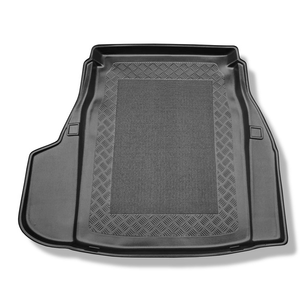 Tapis de coffre adapté pour BMW 5 E60 Berline (07.2003-02.2010) - bac de coffre - protection de coffre voiture - avec cavité gauche et droite