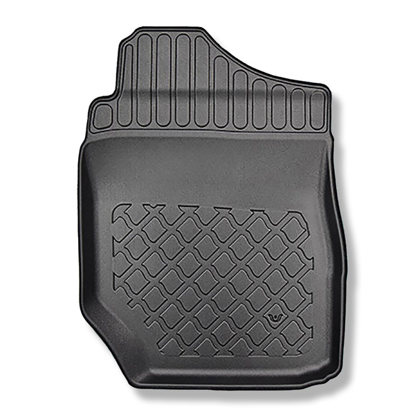Tapis de sol en TPE adapté pour Suzuki Jimny II GJ SUV (10.2018-....) - avec boîte manuelle - tapis de voiture - noir